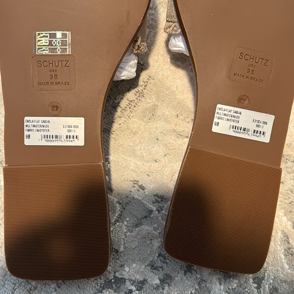 SCHUTZ Enola Linen Sandal - Picture 9 of 12